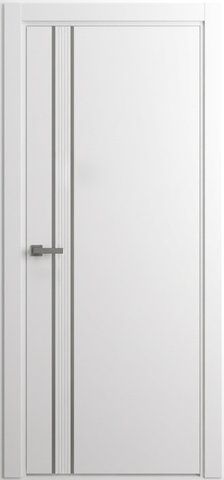 Двері міжкімнатні DELONIX ГД-2.3 Голд (сірий мат HPL) 2000 мм 600 GD-SM-2.3-600 фото