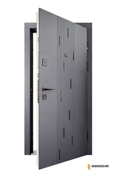 Входные двери модель Simfonia комплектация Classic PRIME (Антрацит + Кашемир Супермат) ABW-1631 фото