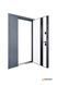 Входные двери модель Nordi Glass комплектация Defender 1200 ABW-1335 фото 4