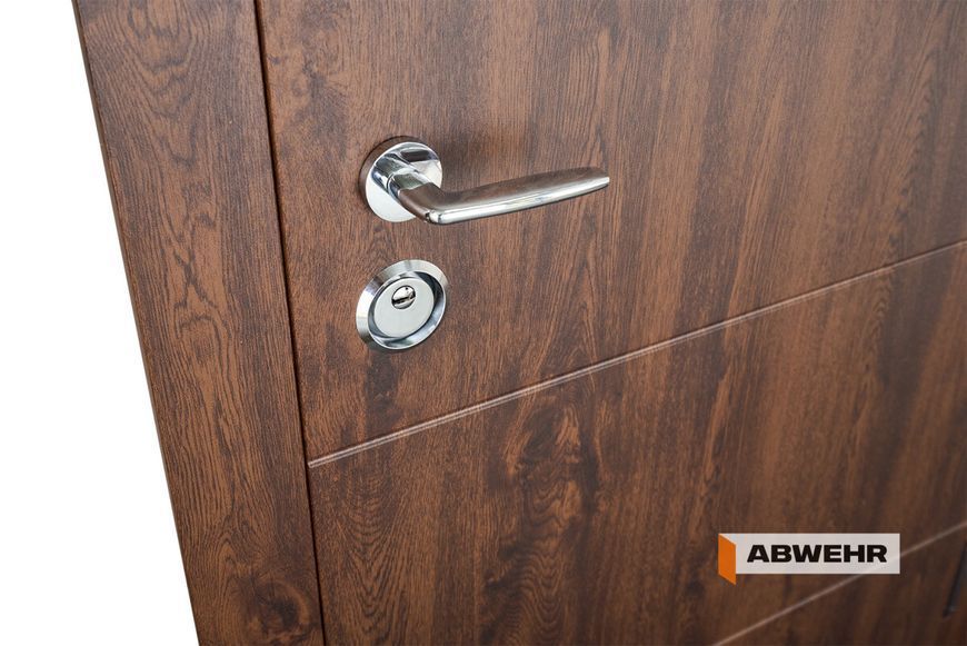 Входные двери модель Leavina комплектация Classic PRIME (Коричневые) ABW-1481 фото