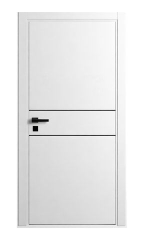 Двері міжкімнатні DELONIX ГД-1.4 Голд (чорний HPL) 2000 мм 600 4000000028 фото